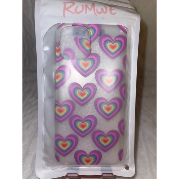 Rainbow Mini Hearts iPhone 12 Pro Max Case 💜 - Picture 6 of 17